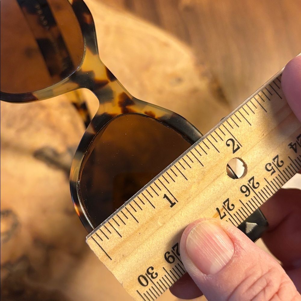 Prada Tortoise Shell Sunglasses - Picture 6 of 9